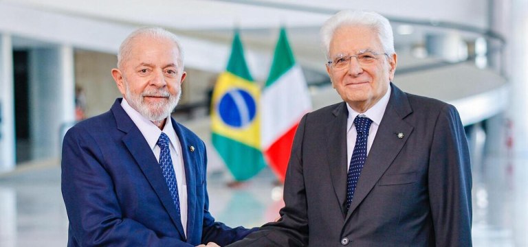 Lula e Sergio Matarella