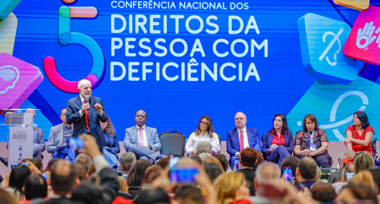 Solenidade de encerramento da 5ª Conferência Nacional dos Direitos da Pessoa com Deficiência