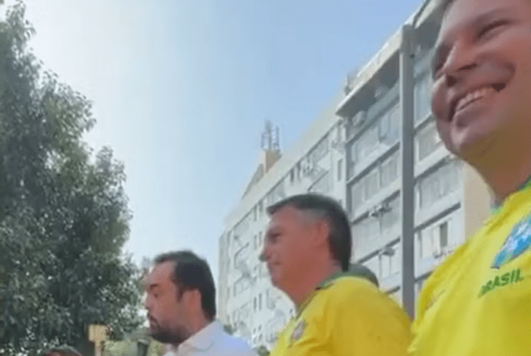 Cláudio Castro, Jair Bolsonaro e Alexandre Ramagem