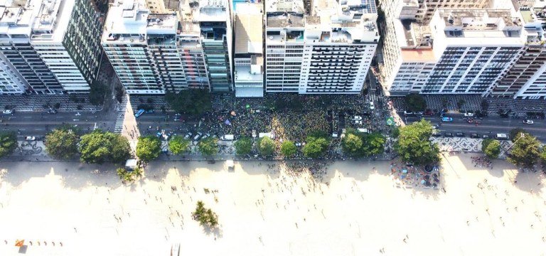 Comício de Jair Bolsonaro e Carlos Jordy em Niterói (RJ)