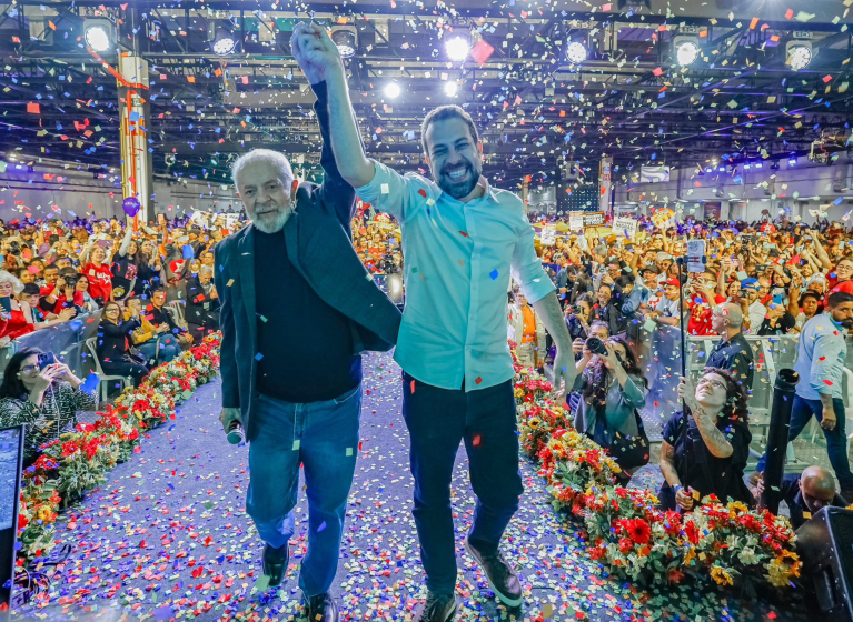 Lula e Guilherme Boulos