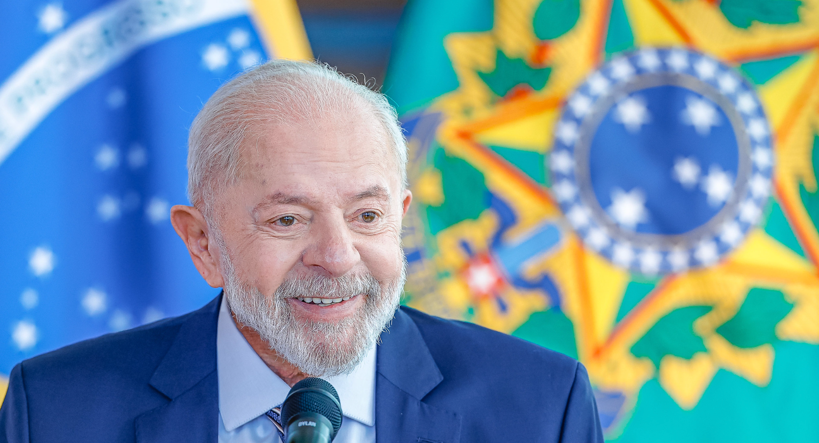 Presidente Luiz Inácio Lula da Silva durante entrevista a correspondentes internacionais, no Palácio da Alvorada, Brasília - DF.
