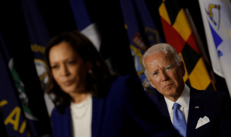 Kamala Harris e Joe Biden