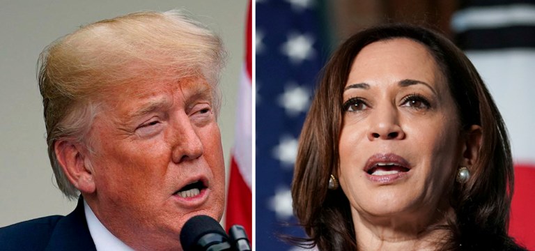 Kamala Harris e Donald Trump