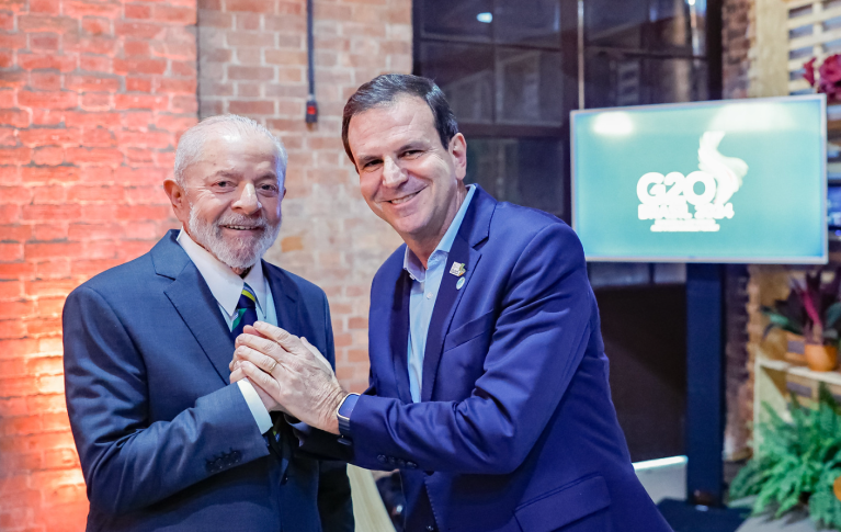 Lula e Eduardo Paes