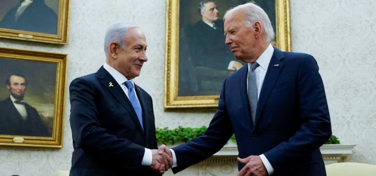 Benjamin Netanyahu e Joe Biden