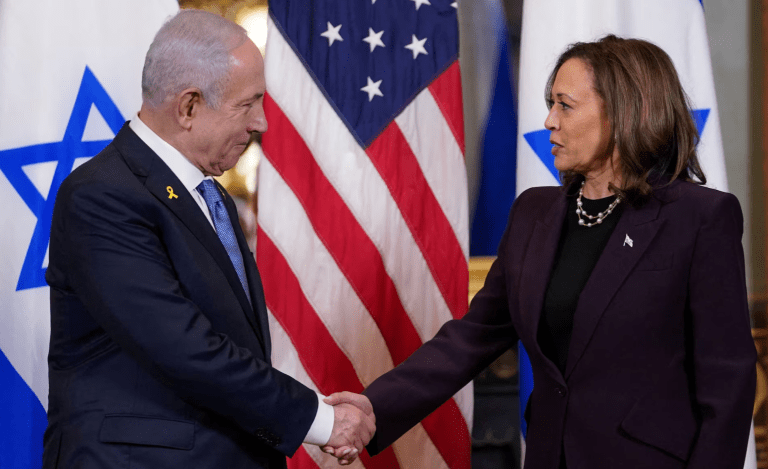 Benjamin Netanyahu e Kamala Harris