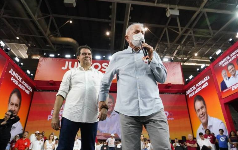 Lula participa de convenção de Evandro Leitão (PT), candidato à prefeitura de Fortaleza