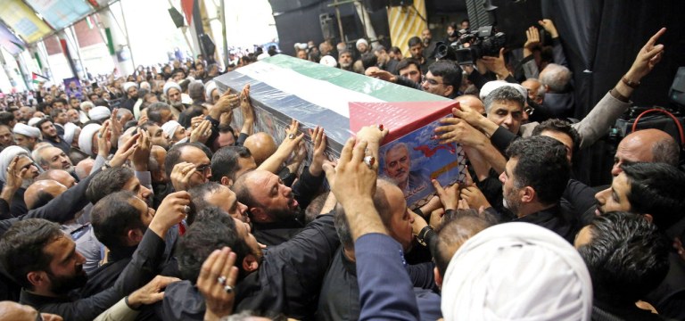 Funeral do líder do Hamas Ismail Haniyeh em Teerã