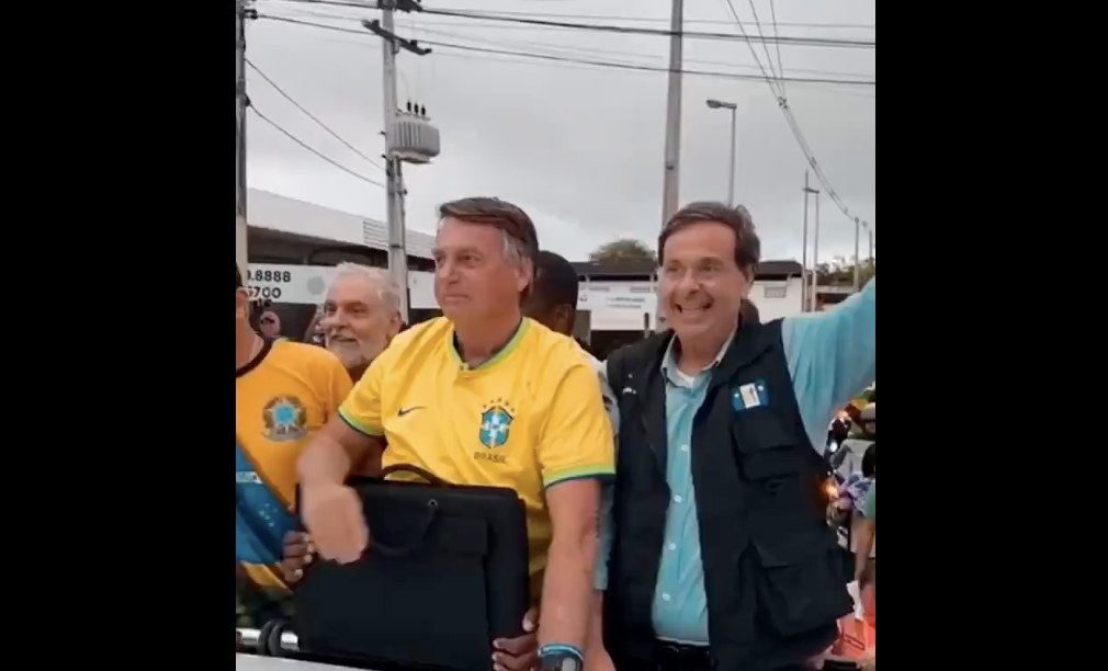 Bolsonaro e Gilson Machado