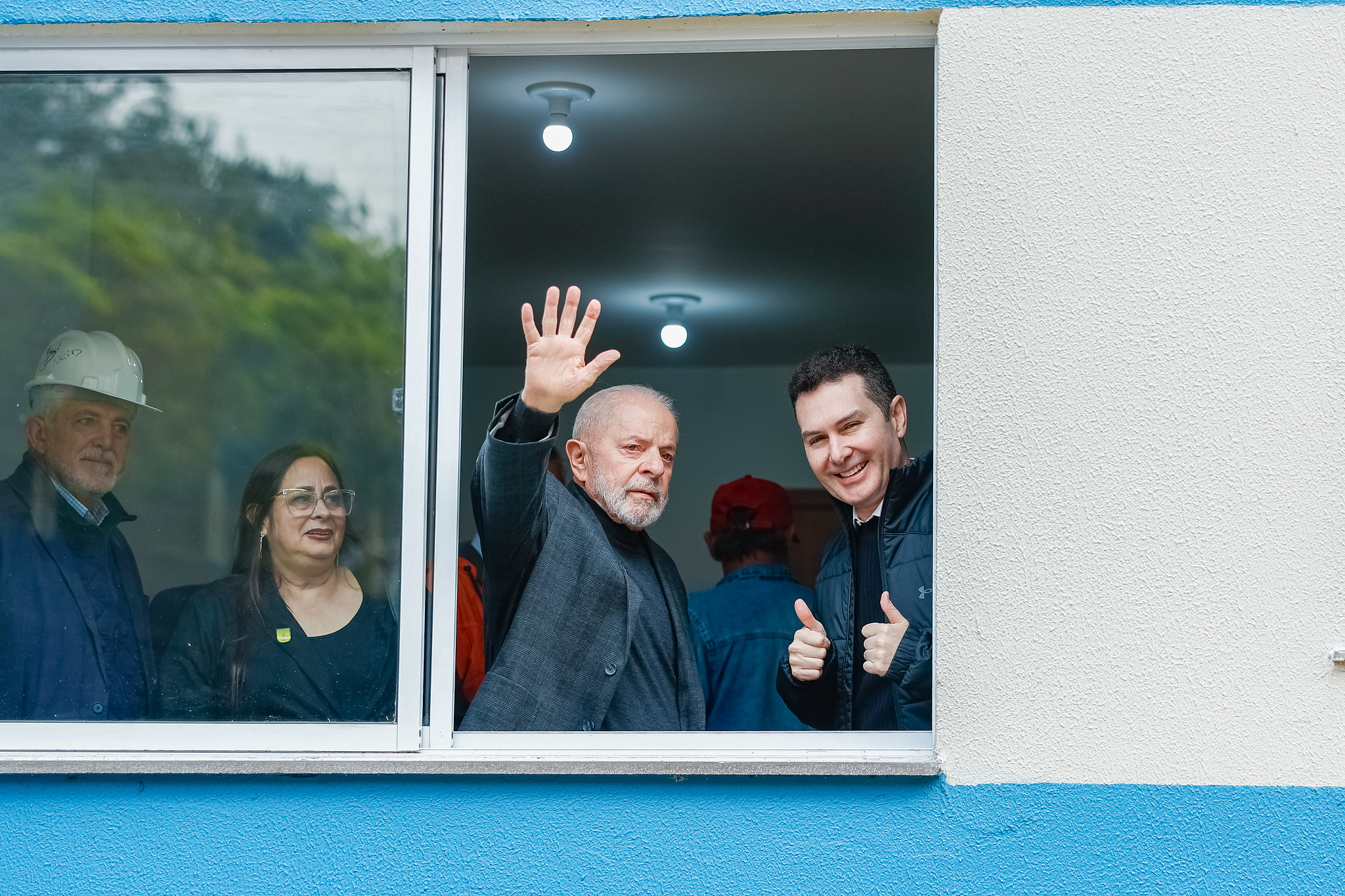 16.08.2024 - Presidente Luiz Inácio Lula da Silva e o ministro das Cidades, Jader Filho, durante visita e entrega de Unidade Habitacional do “Minha Casa, Minha Vida”, no Empreendimento Morada da Fé, em Porto Alegre - RS.