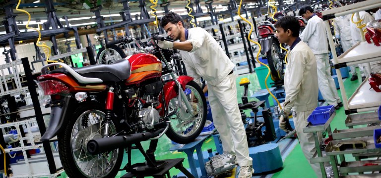 Fábica da Hero Motocorp em Neemrana, Índia