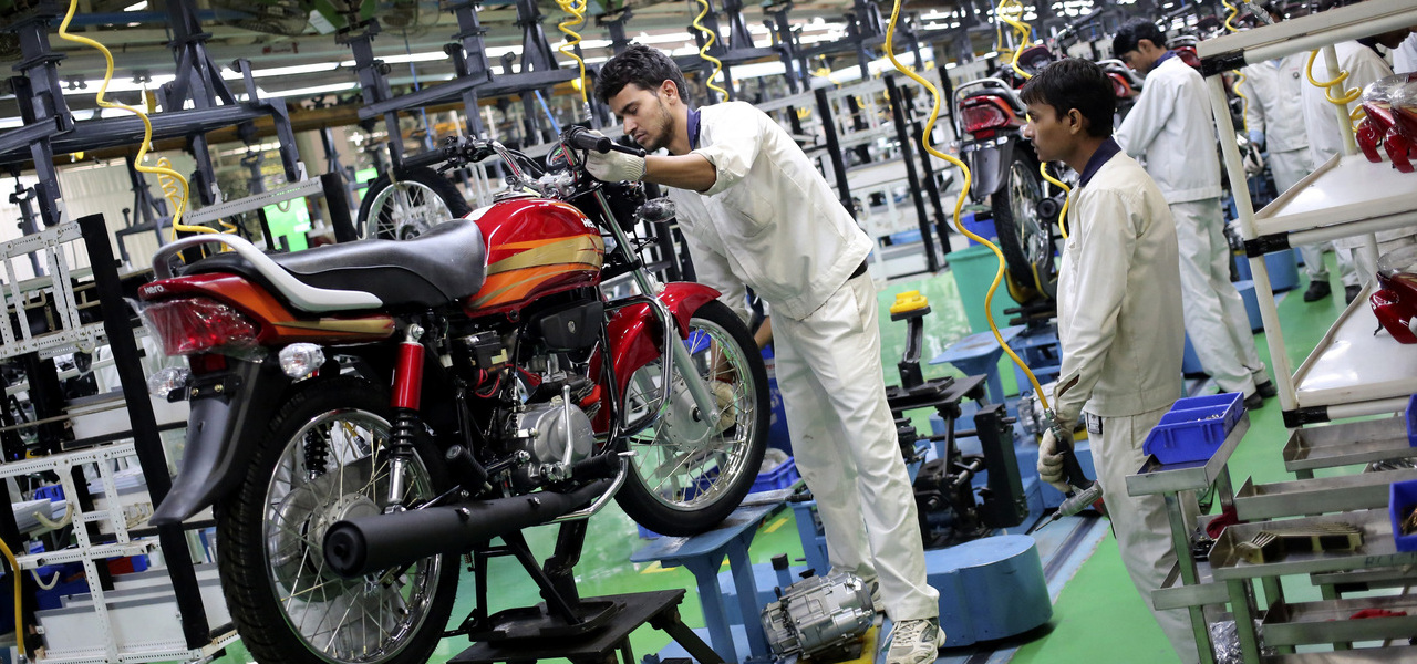Fábica da Hero Motocorp em Neemrana, Índia