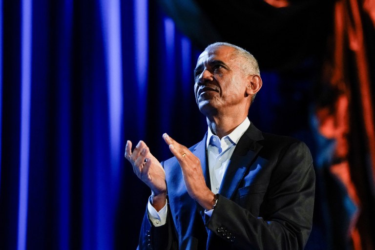 Barack Obama na convenção democrata