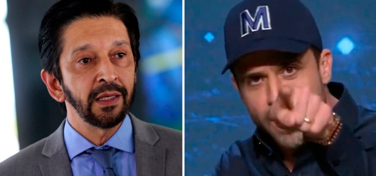 Ricardo Nunes (à esq.) e Pablo Marçal