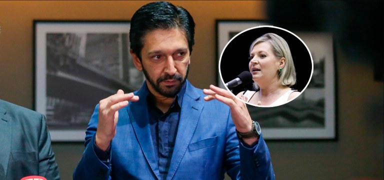 Ricardo Nunes e Joice Hasselmann