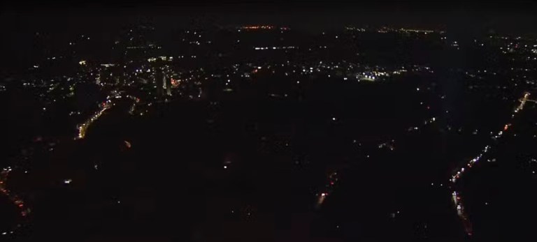 Escuridão na capital paulista