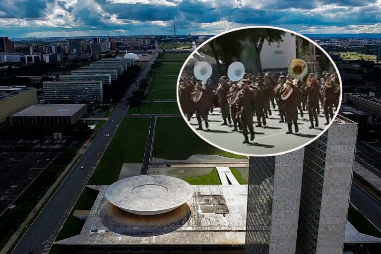 Esplanada dos Ministérios, em Brasília
