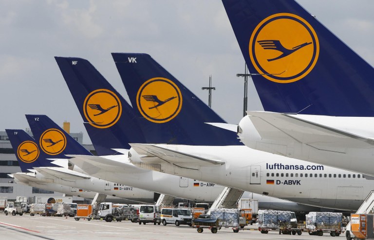 Aviões da Lufthansa