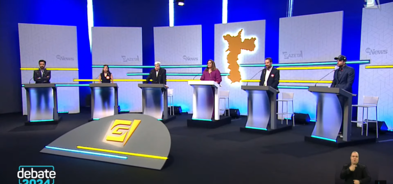 Ricardo Nunes, Tabata Amaral, José Luiz Datena, Guilherme Boulos e Pablo Marçal