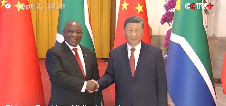 Cyril Ramaphosa e Xi Jinping