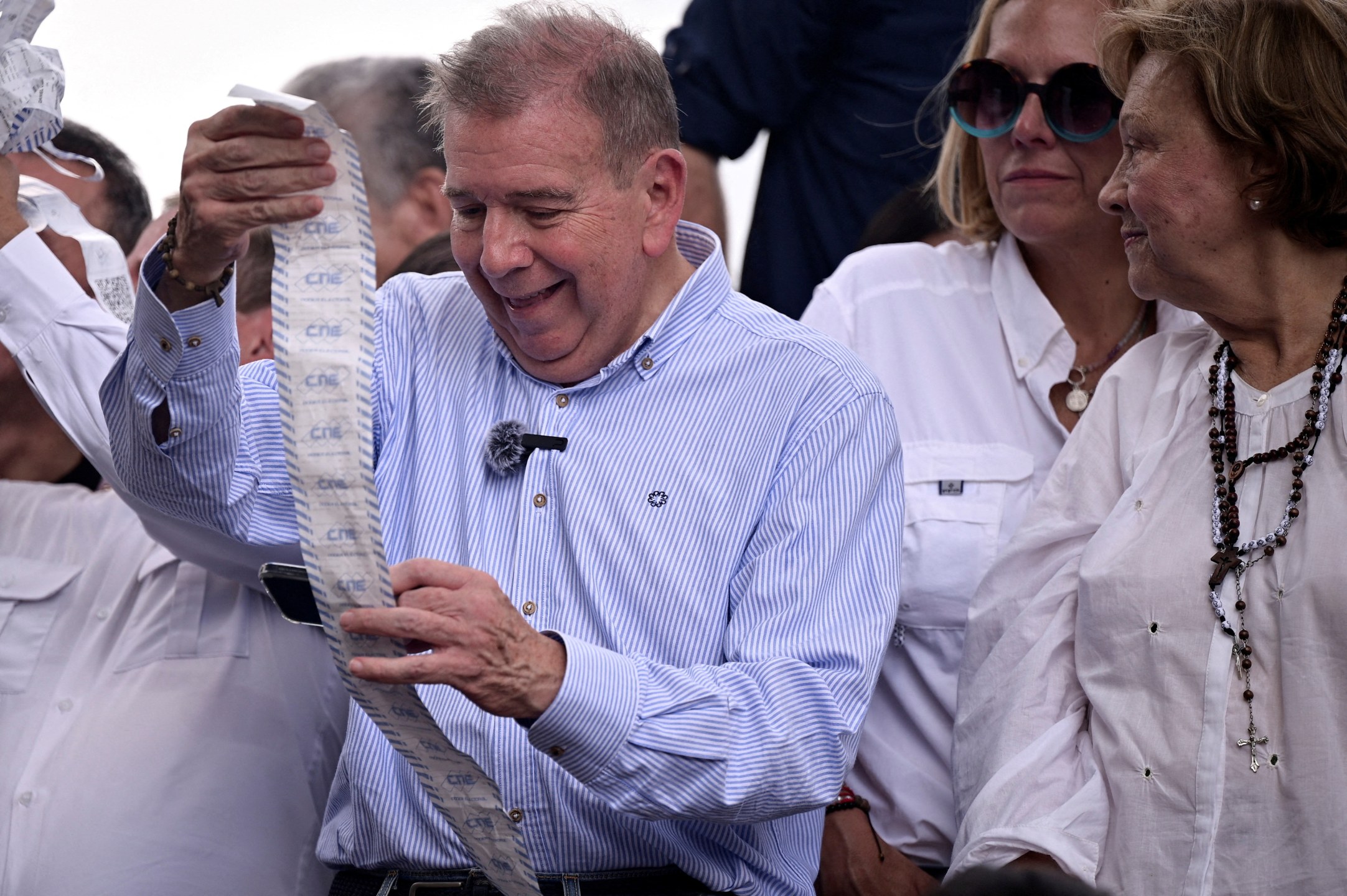 O ex-candidato da oposição Edmundo González em Caracas, Venezuela
30/07/2024