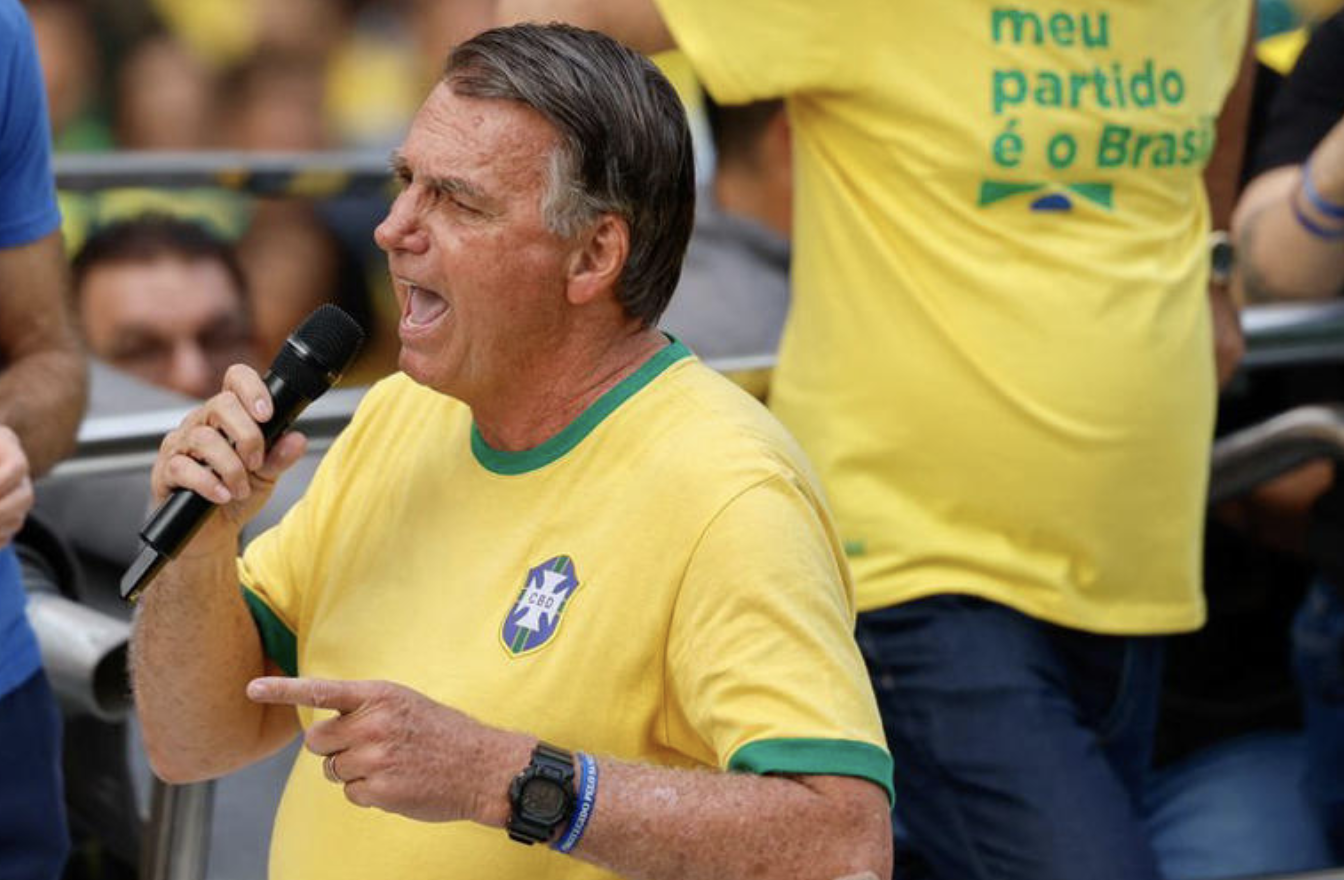 Jair Bolsonaro em ato na Avenida Paulista, São Paulo-SP, 7 de setembro de 2024