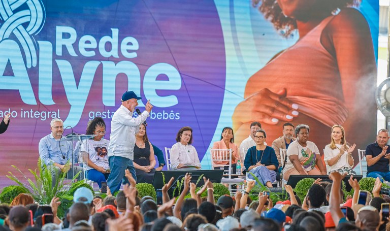 12.09.2024 - Cerimônia de lançamento da Rede Alyne de Cuidado Integral a Gestantes e Bebês, em Belford Roxo (RJ)