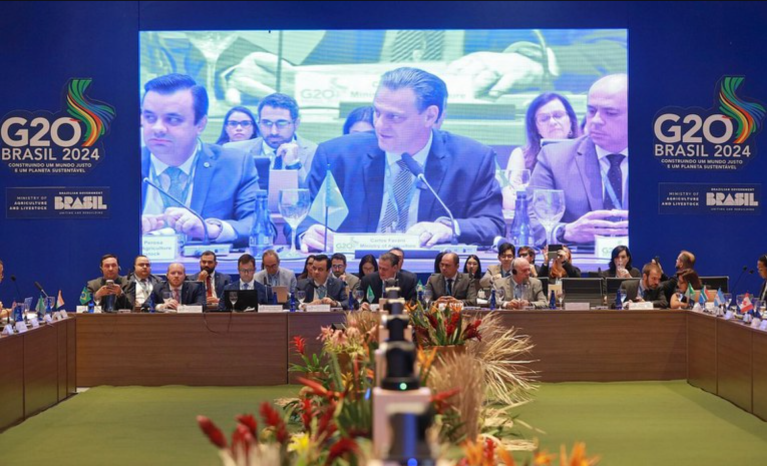Carlos Favaro, em evento do G20