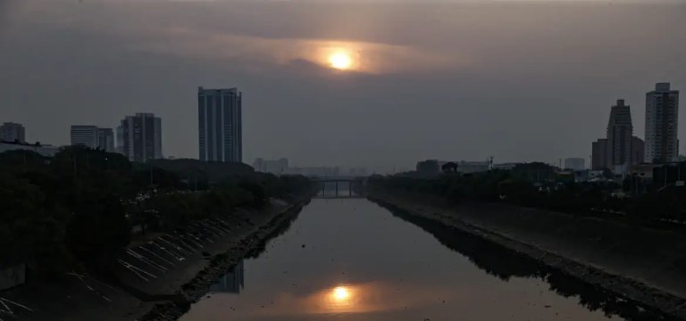 Poluição e calor em São Paulo