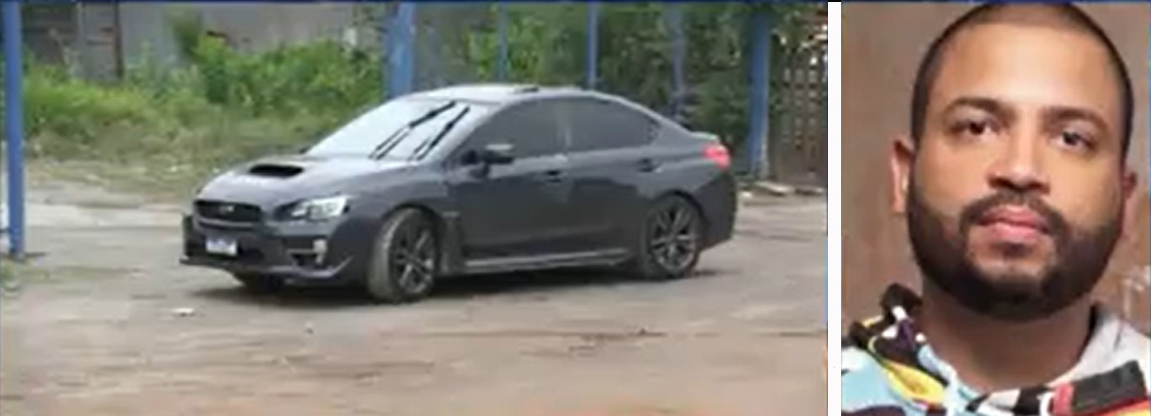 Carro levado por criminosos e Projota