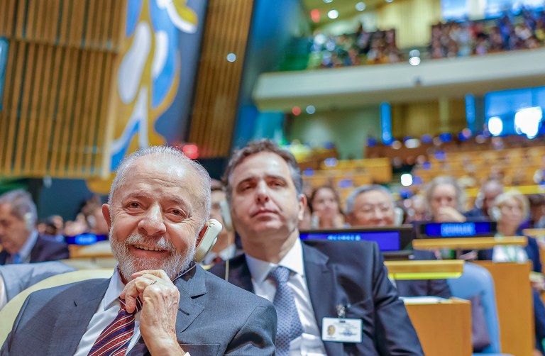 Lula e Rodrigo Pacheco na Cúpula do Futuro