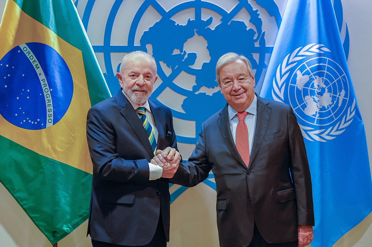 Lula e António Guterres
