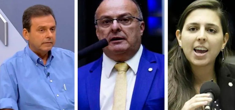 Carlos Eduardo, Paulinho Freire e Natalia Bonavides