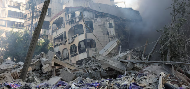 Consequências de ataque israelense ao sul de Beirute, no Líbano