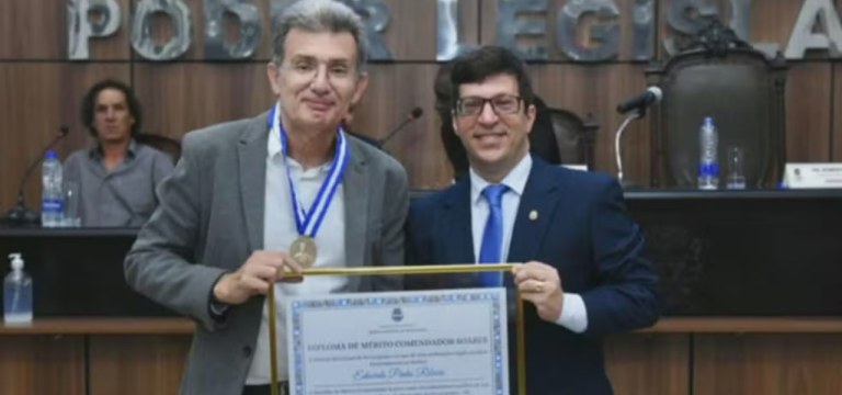 Homenagem a Doutor Eduardo por vereadores de cidade da Baixada Fluminense