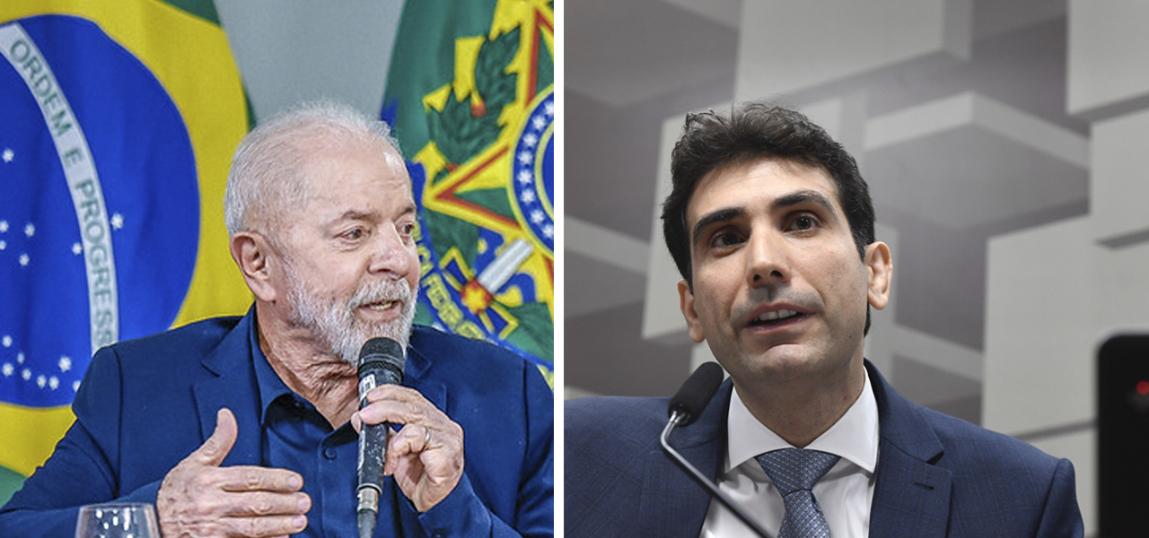 Luiz Inácio Lula da Silva (à esq.) e Gabriel Galípolo