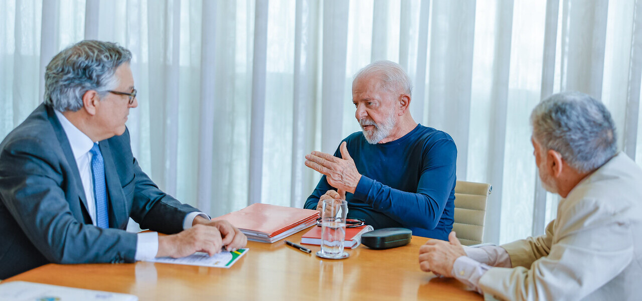 Alexandre Padilha, Lula e Celso Amorim