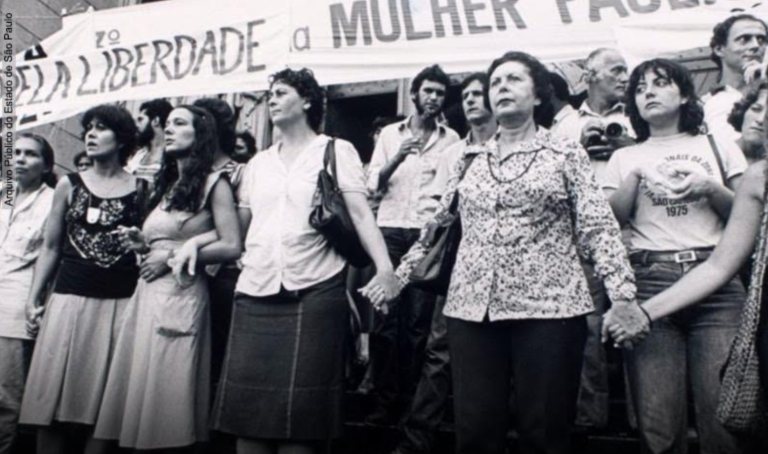 Protesto de mulheres contra a ditadura militar