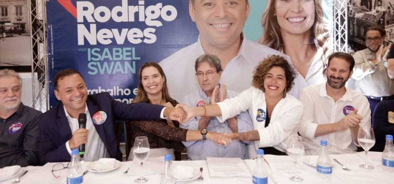 Evento de campanha de Rodrigo Neves