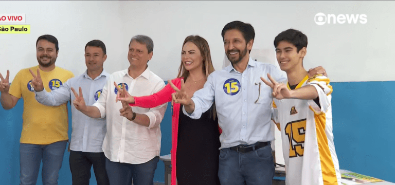 Mello Araújo, Tarcísio de Freitas, Ricardo Nunes e Tomás Covas