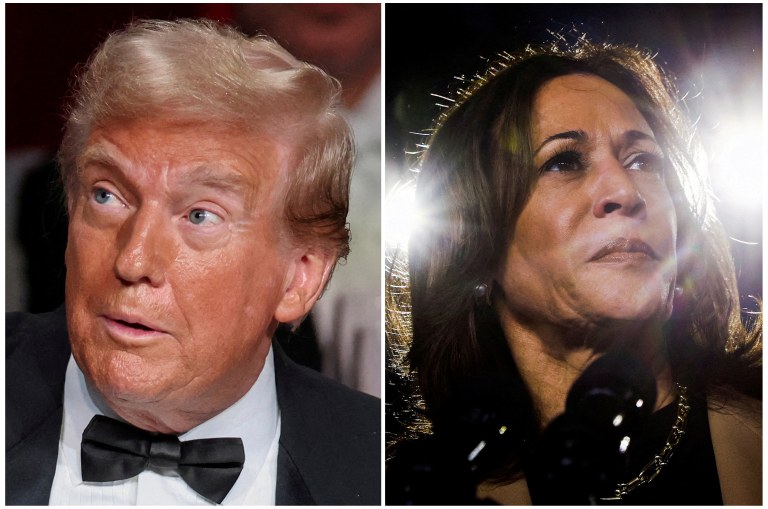 Donald Trump e Kamala Harris