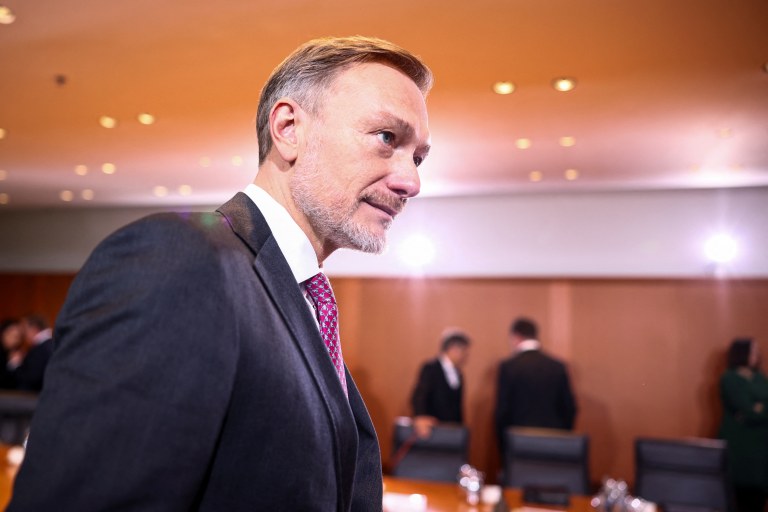 Ministro das Finanças alemão demitido Christian Lindner, 06/11/2024