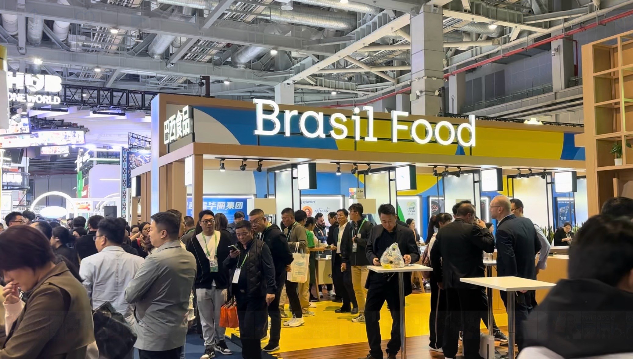 Pavilhão 'Brasil Food' da Apex Brasil na CIIE 2024