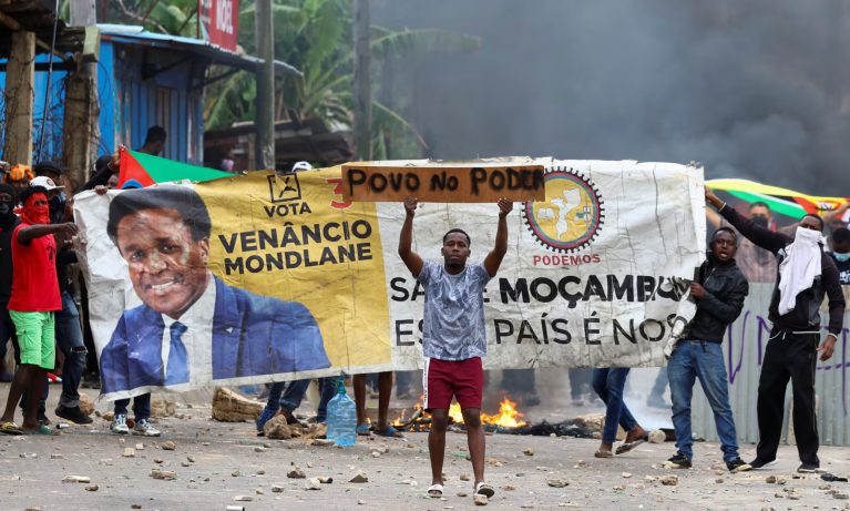 Protestos em Moçambique