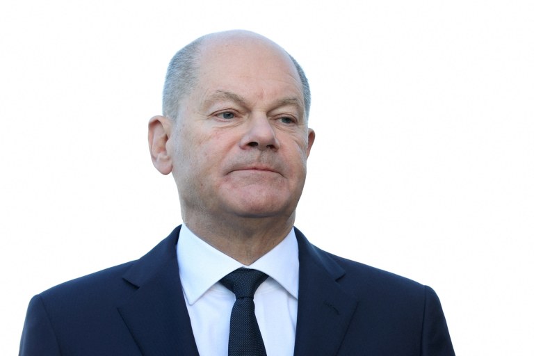 Chanceler alemão Olaf Scholz, 8/11/2024