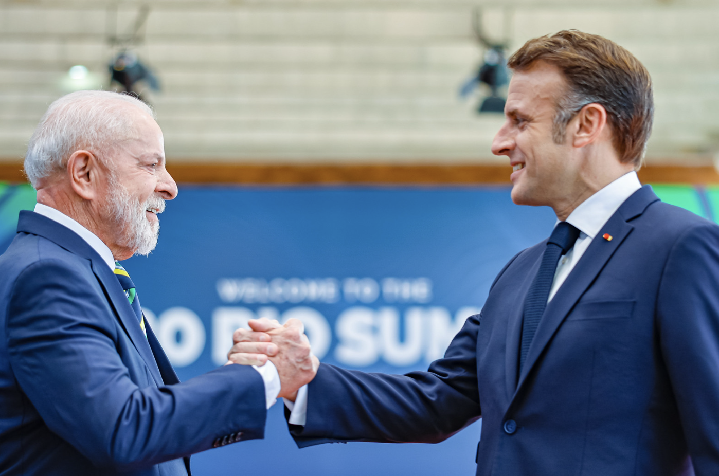 Lula e Emmanuel Macron no G20, Rio de Janeiro-RJ, 18/11/2024