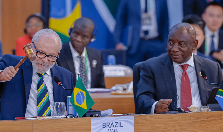 Lula e Cyril Ramaphosa no G20, Rio de Janeiro-RJ, 18/11/2024