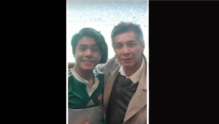 Estudante de Medicina Marco Aurélio e o pai