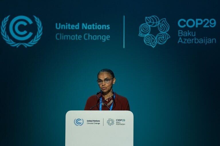 De acordo com a ministra Marina Silva, a COP29 é a Conferência do financiamento, que pavimentará o caminho coletivo para a implementação da Nova Meta Quantificada Coletiva sobre Financiamento Climático